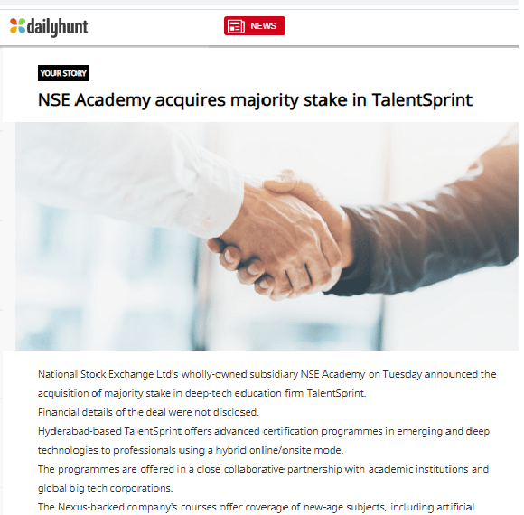 NSE Academy News