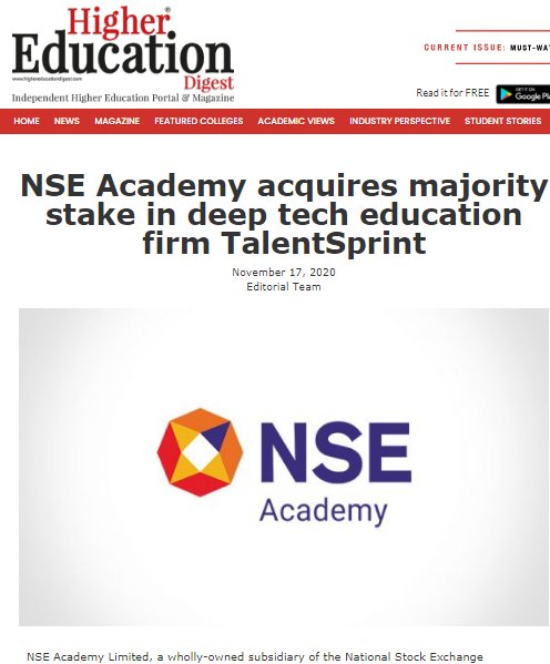 NSE Academy News