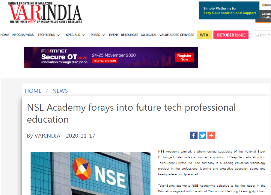 NSE Academy News